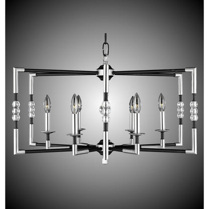 American Brass And Crystal Magro 6 Light Chandelier Cp280052