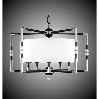 American Brass And Crystal Magro 5 Light Chandelier Cp280213