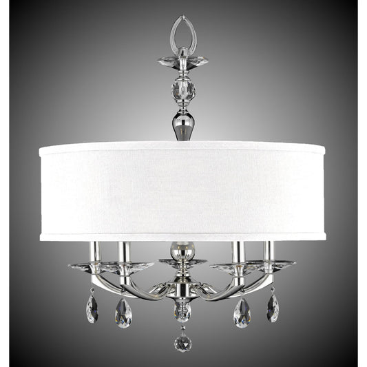 American Brass And Crystal Kensington 5 Light Mini Chandelier Cp281548