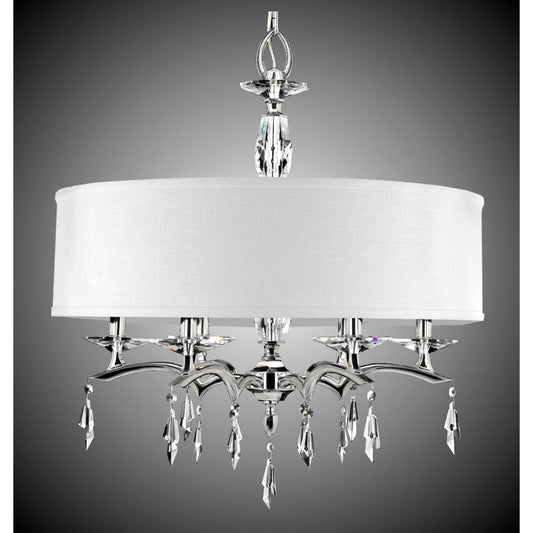 American Brass And Crystal Kaya 6 Light Chandelier Cp282777