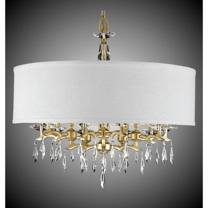 American Brass And Crystal Kaya 10 Light Chandelier Cp283256