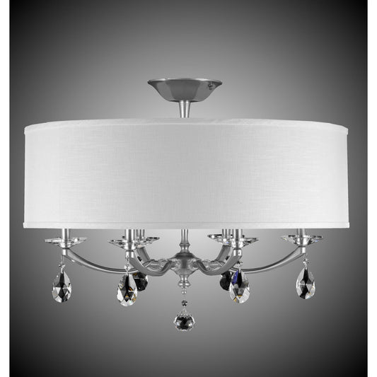 American Brass And Crystal Kensington 6 Light Semi Flush Mount Cp349735