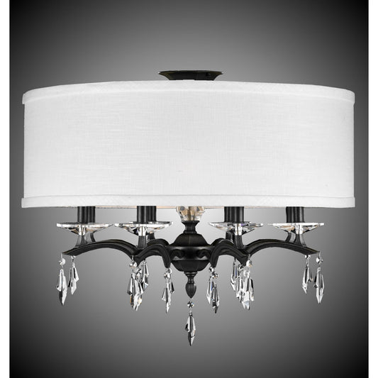 American Brass And Crystal Kaya 8 Light Flush Mount Cp350545