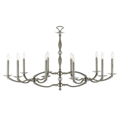 American Brass And Crystal Kensington 23 Inch 10 Light Chandelier Cp150526