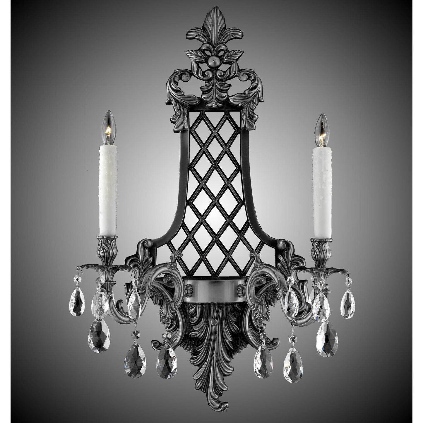 American Brass And Crystal 29 Inch Wall Sconce Cp182229