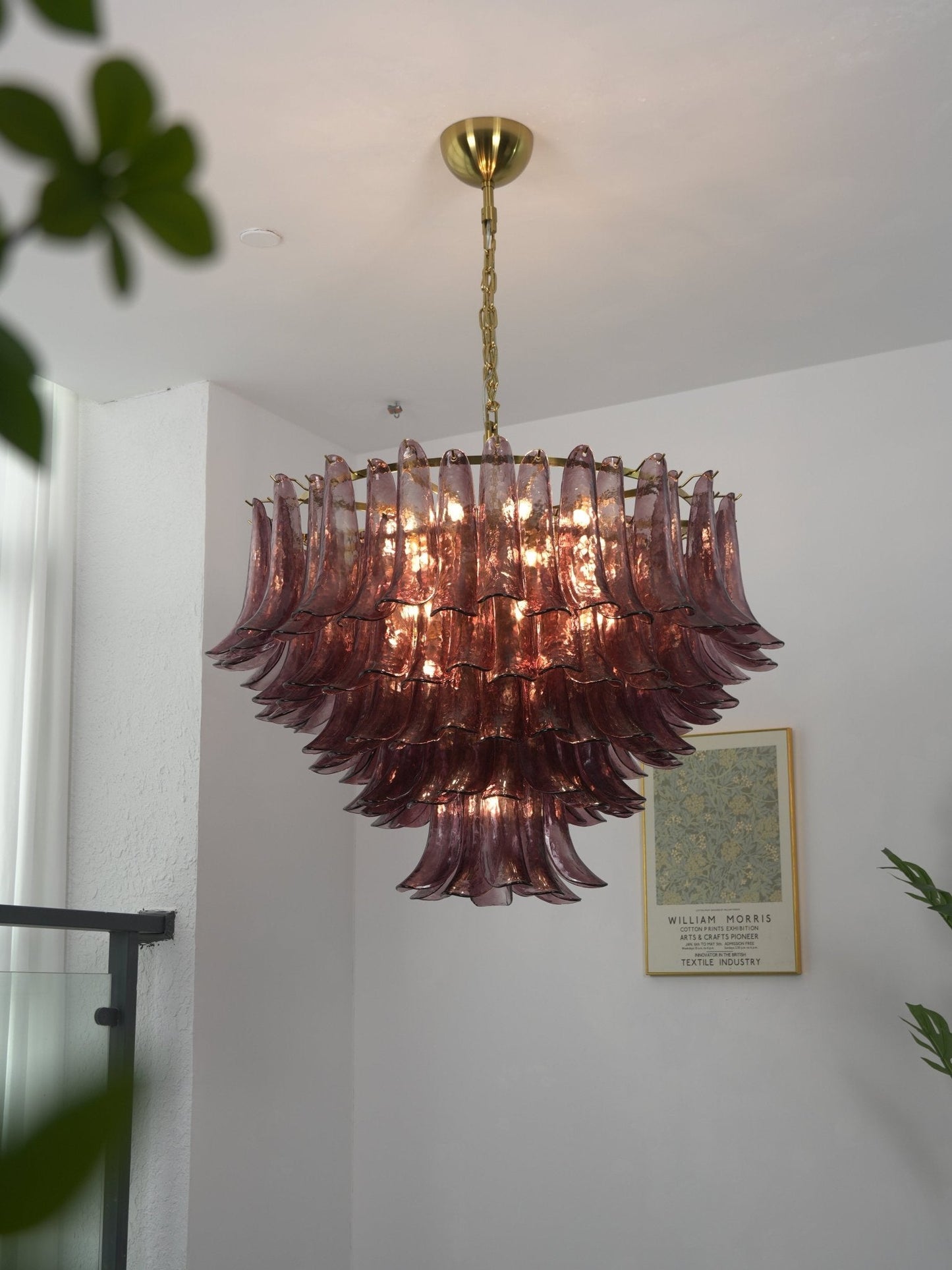 Amethyst Bloom Chandelier