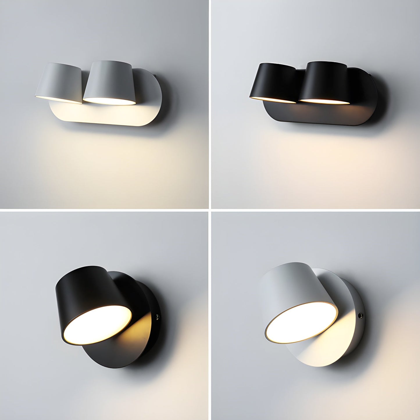 Angle Adjustable Plug-in Wall Lamp