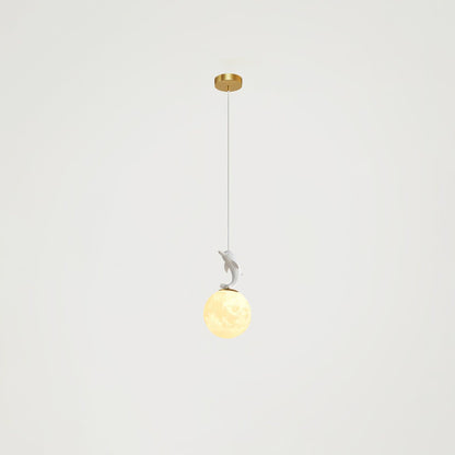 Animal And Moon Pendant Light