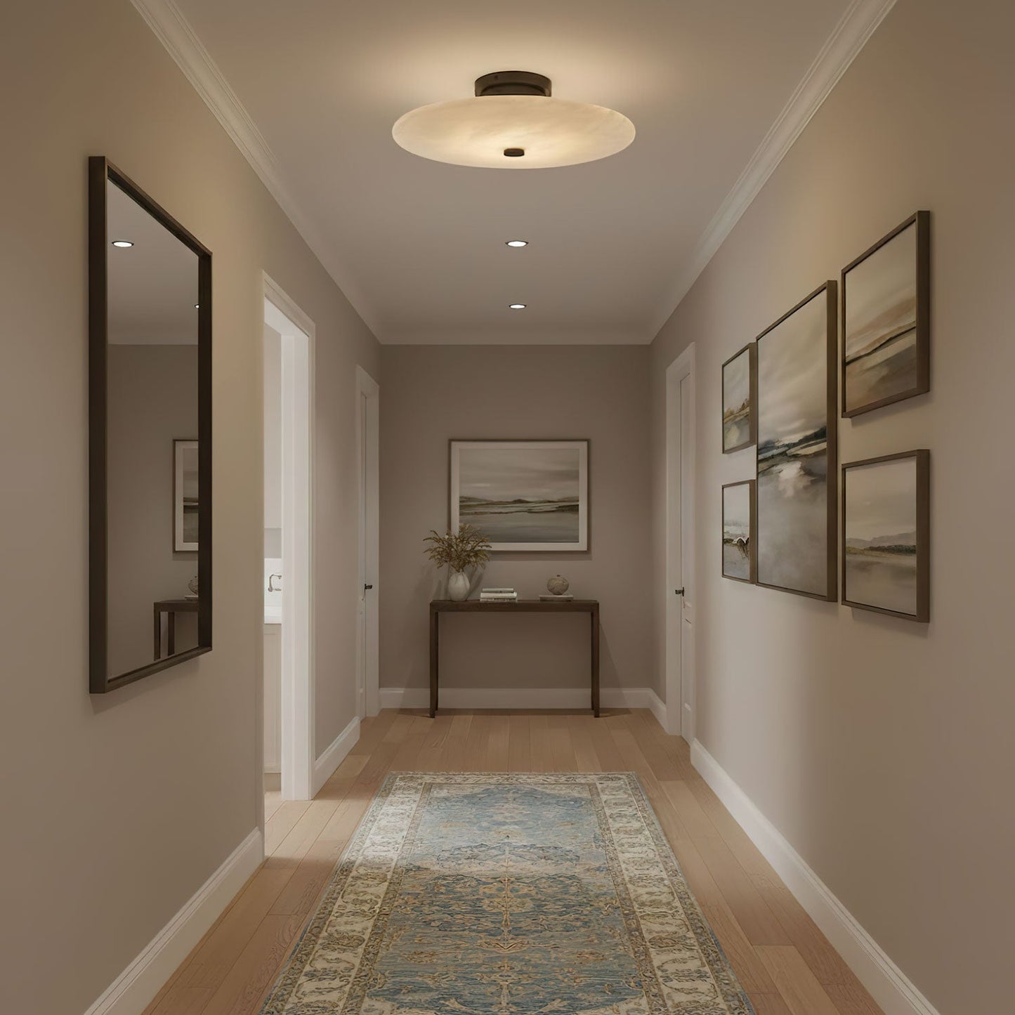 Ankeny Alabaster Ceiling Lamp