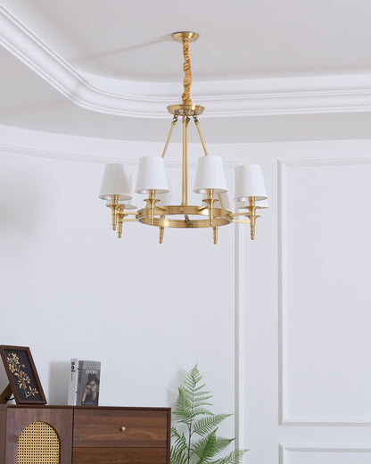 Antique Brass Chandelier
