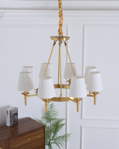 Antique Brass Chandelier