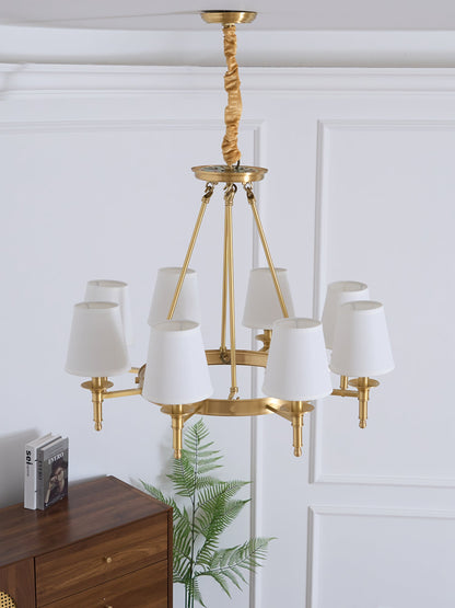 Antique Brass Chandelier