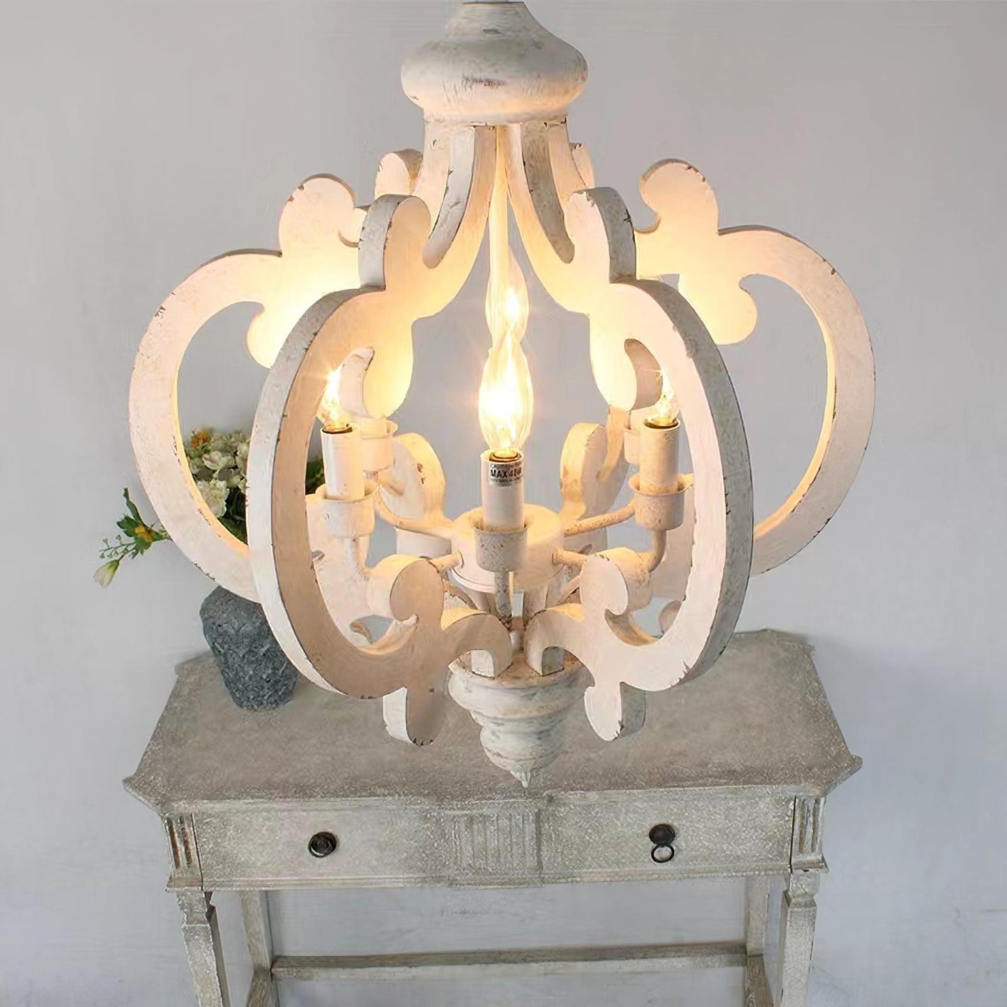 Antique White Style Chandelier