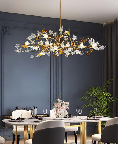 Aosta Brass Branch Chandelier