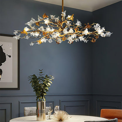 Aosta Brass Branch Chandelier