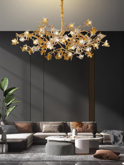 Aosta Brass Branch Chandelier