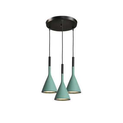 Conical Concrete Pendant Light