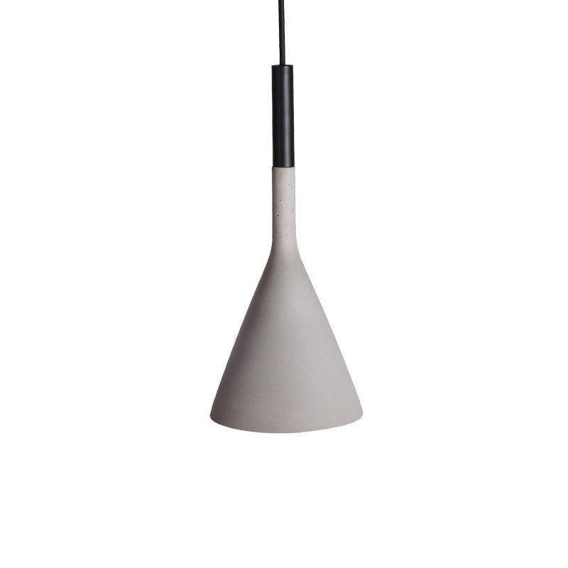 Conical Concrete Pendant Light