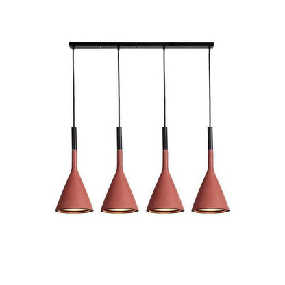 Conical Concrete Pendant Light