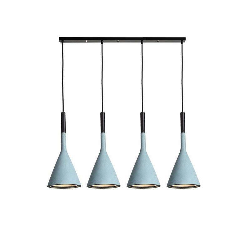 Conical Concrete Pendant Light