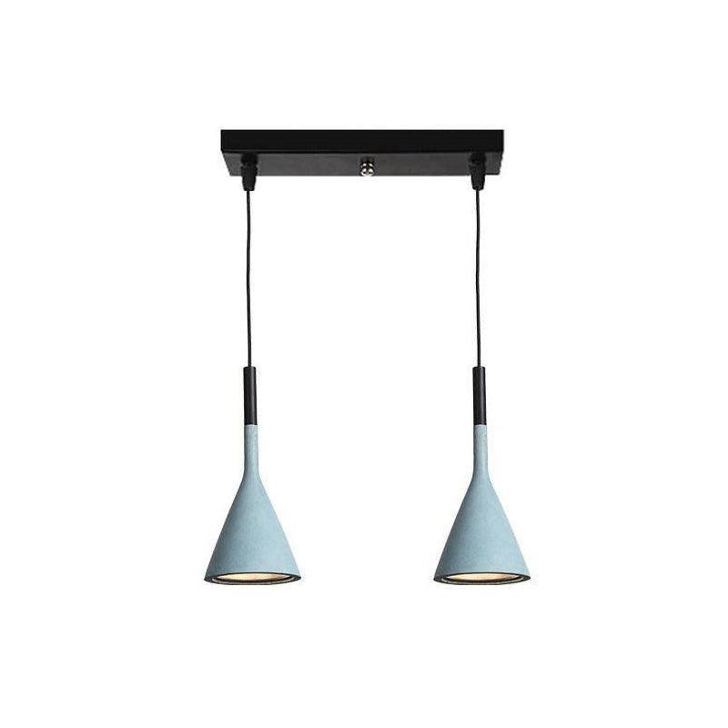 Conical Concrete Pendant Light