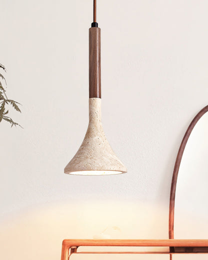 Aplomb Travertine Pendant Lamp