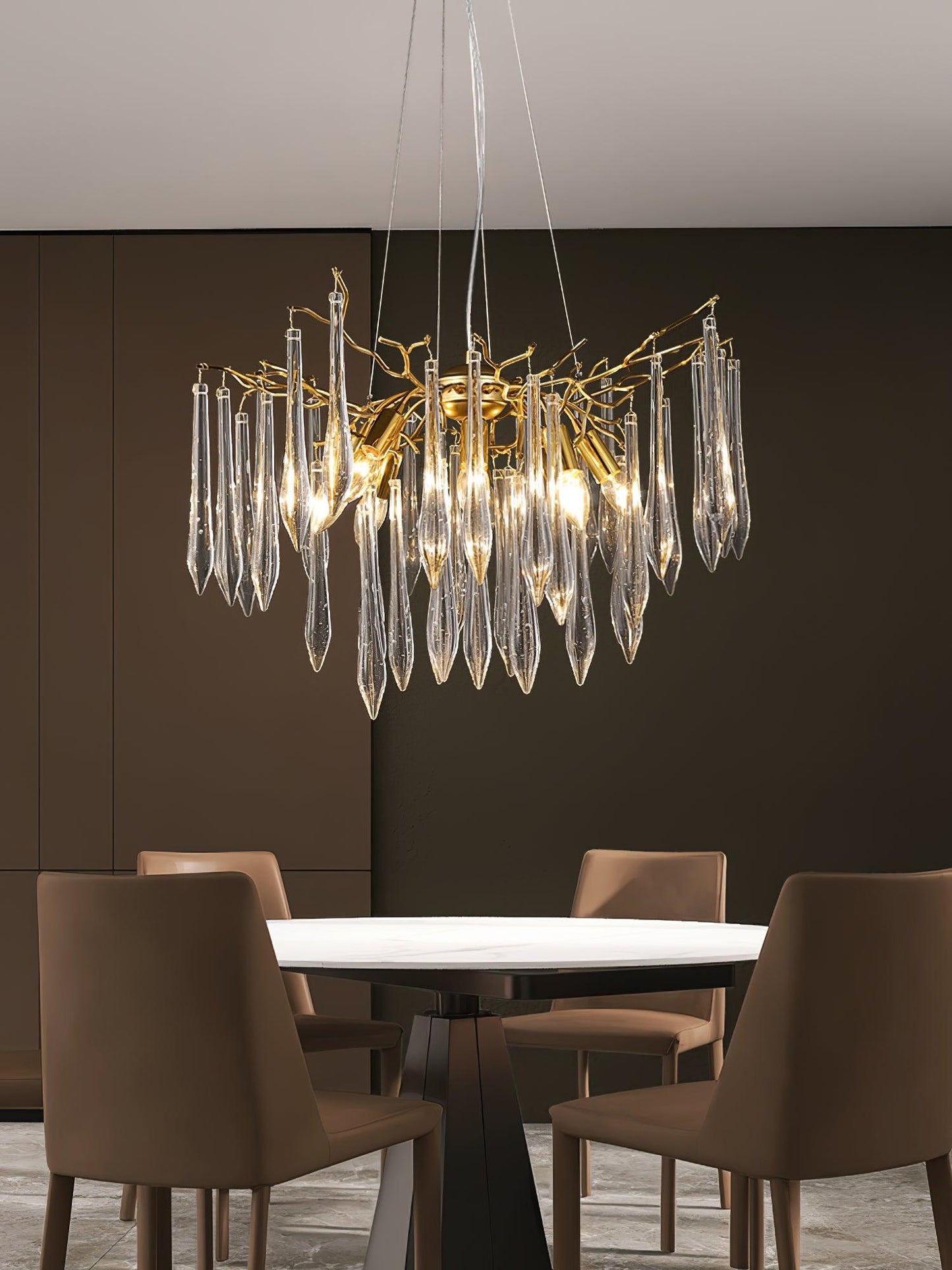 Aqua Funnel Chandelier