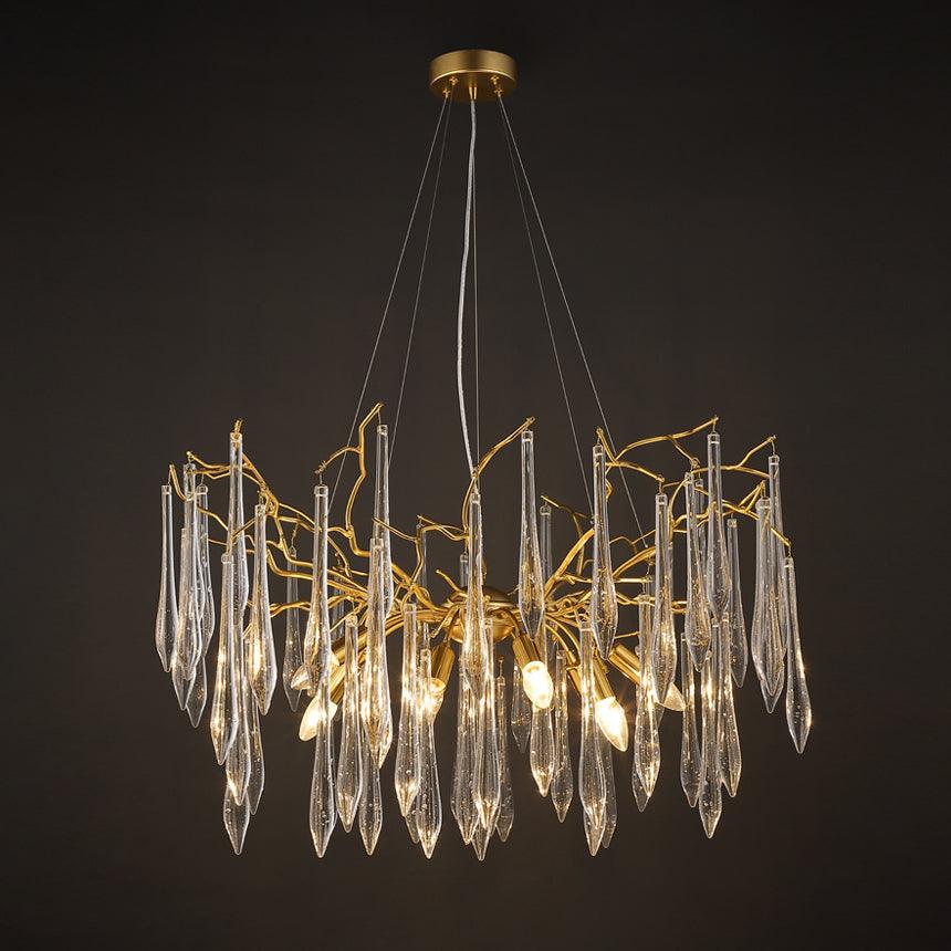 Aqua Funnel Chandelier