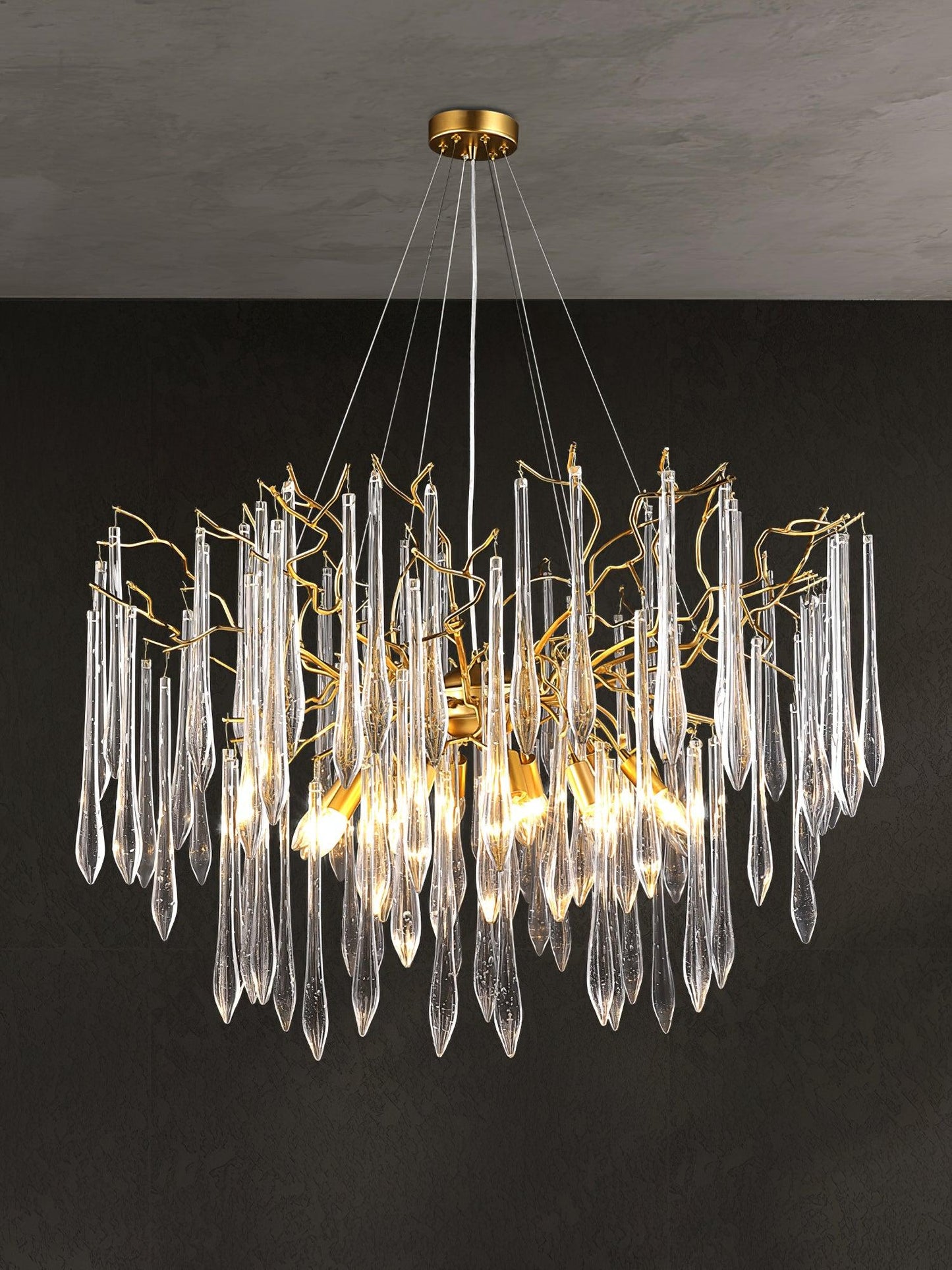 Aqua Funnel Chandelier