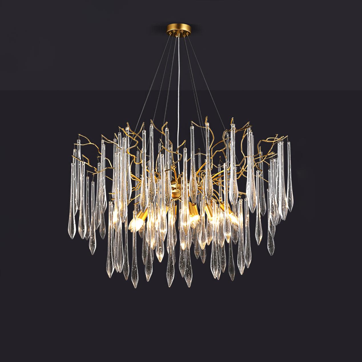 Aqua Funnel Chandelier