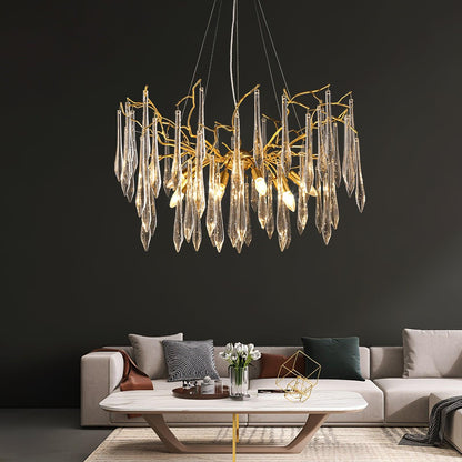 Aqua Funnel Chandelier