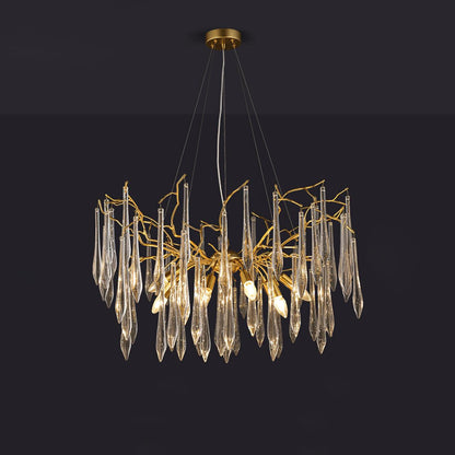 Aqua Funnel Chandelier