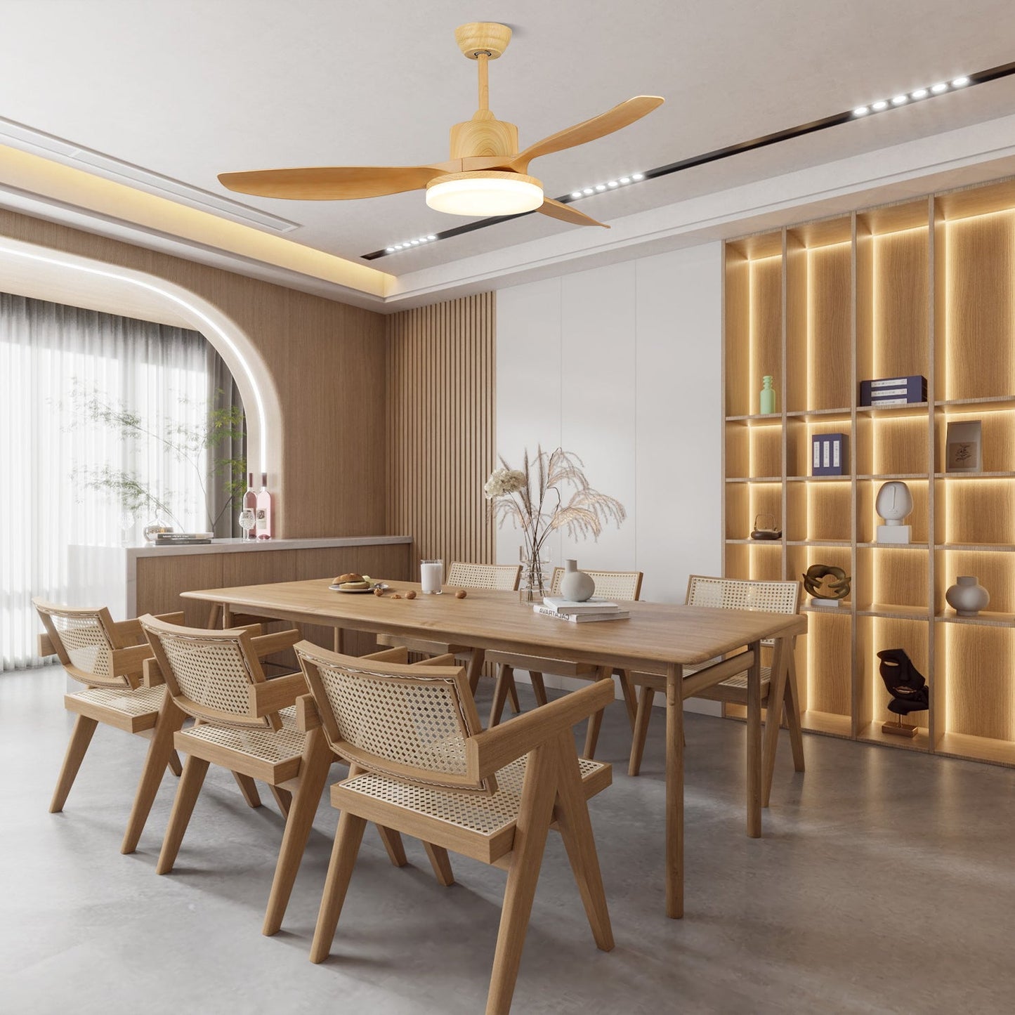 Keltis 48"/52" Ceiling fixture Ceiling Fan Light