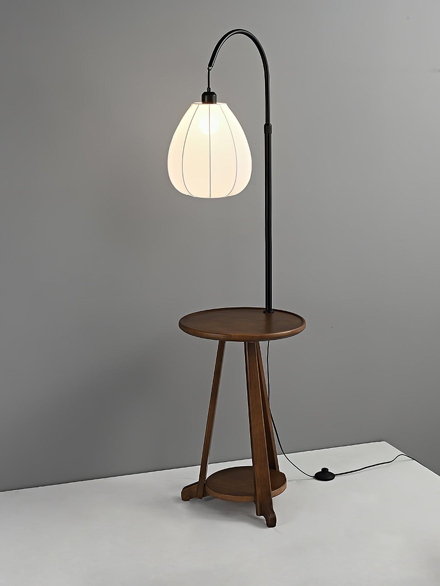 Arc Side Table Floor Lamp