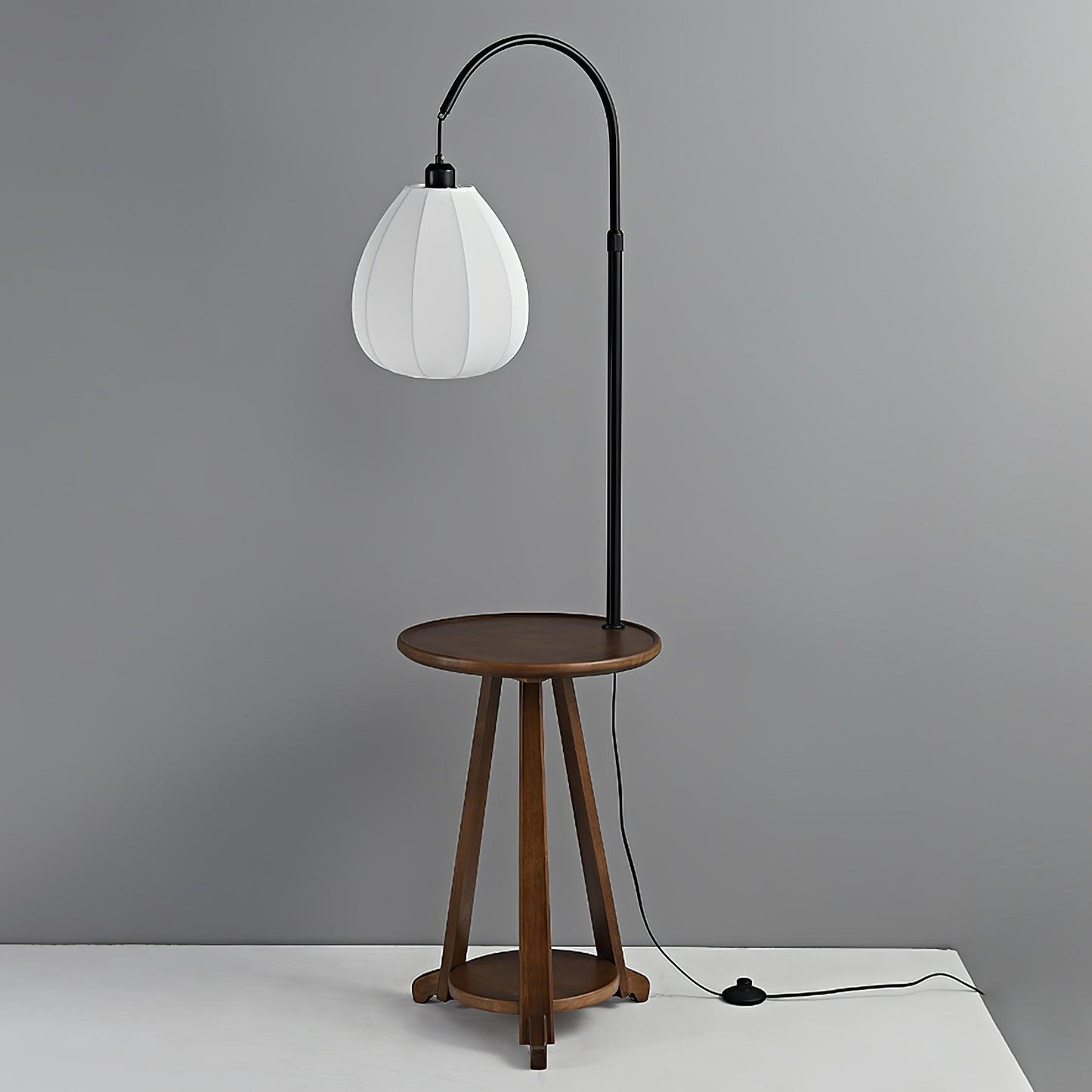 Arc Side Table Floor Lamp