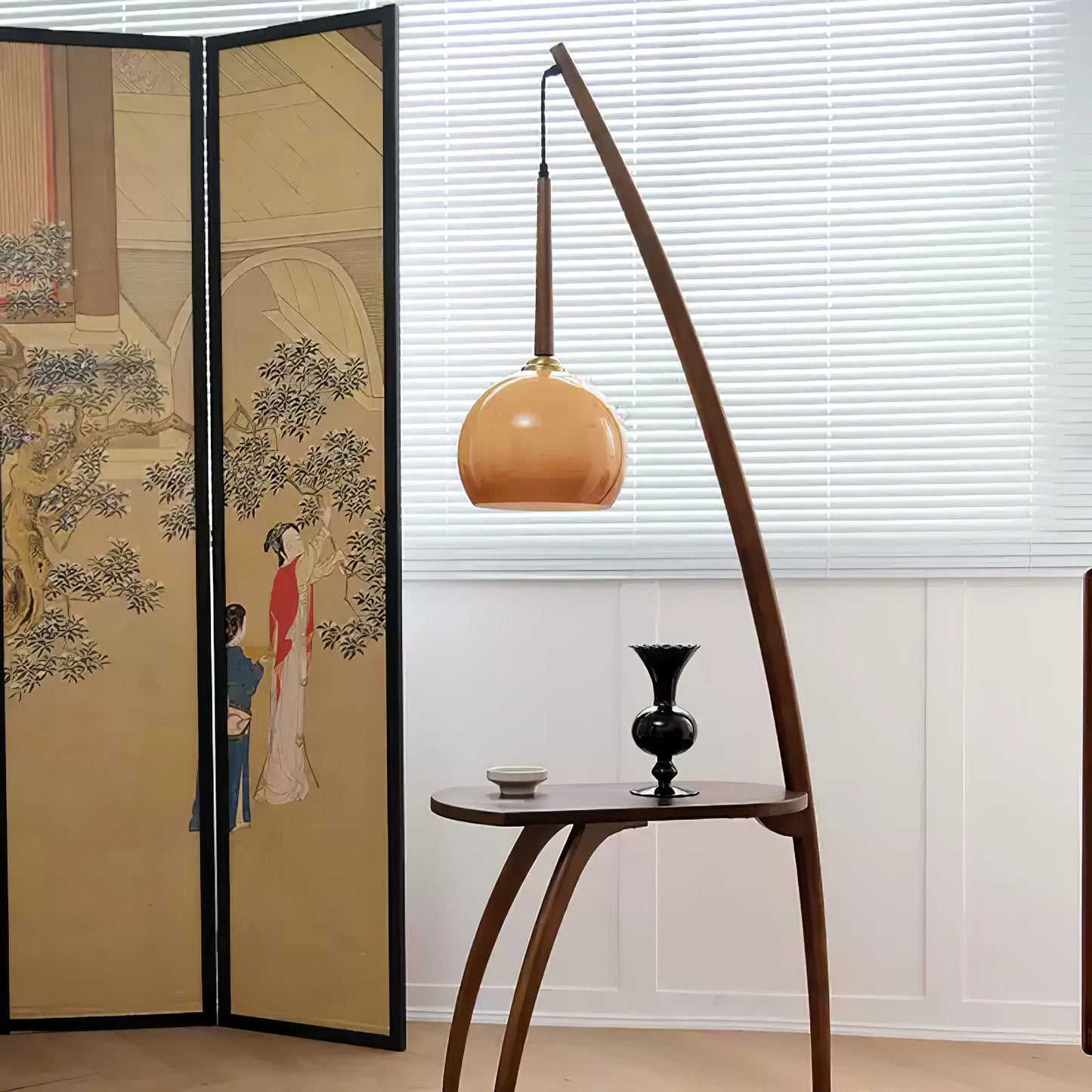 Arc Sphere Floor Lamp