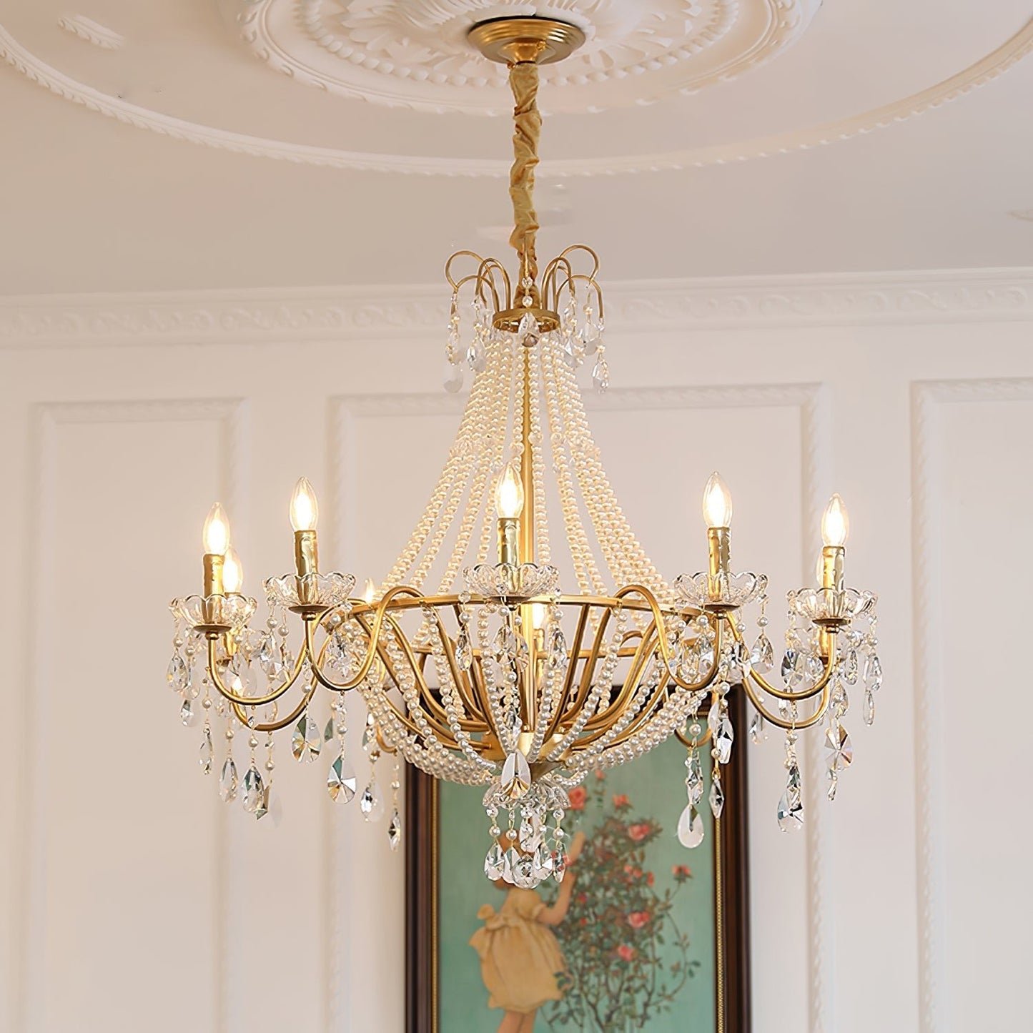 Arcadia Gold Chandelier