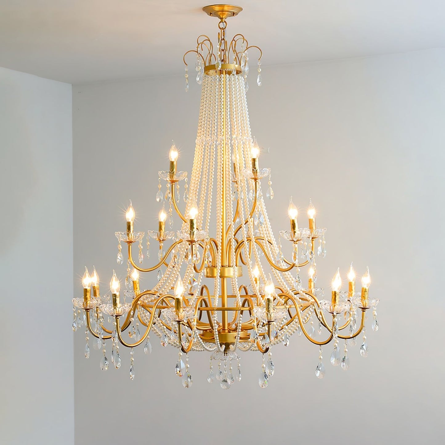 Arcadia Gold Chandelier