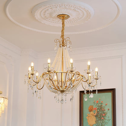 Arcadia Gold Chandelier