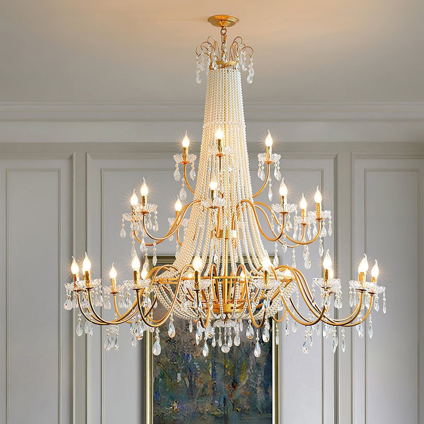 Arcadia Gold Chandelier