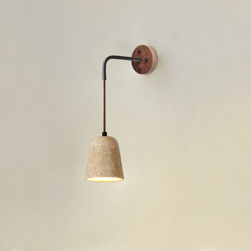Arched Travertine Wall Light
