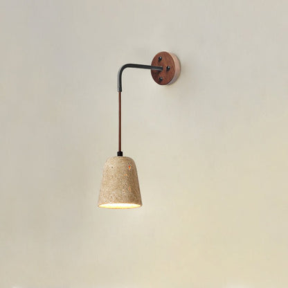 Arched Travertine Wall Light