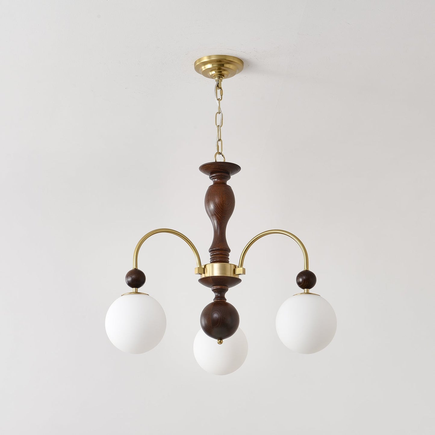 Archway Walnut Color Chandelier