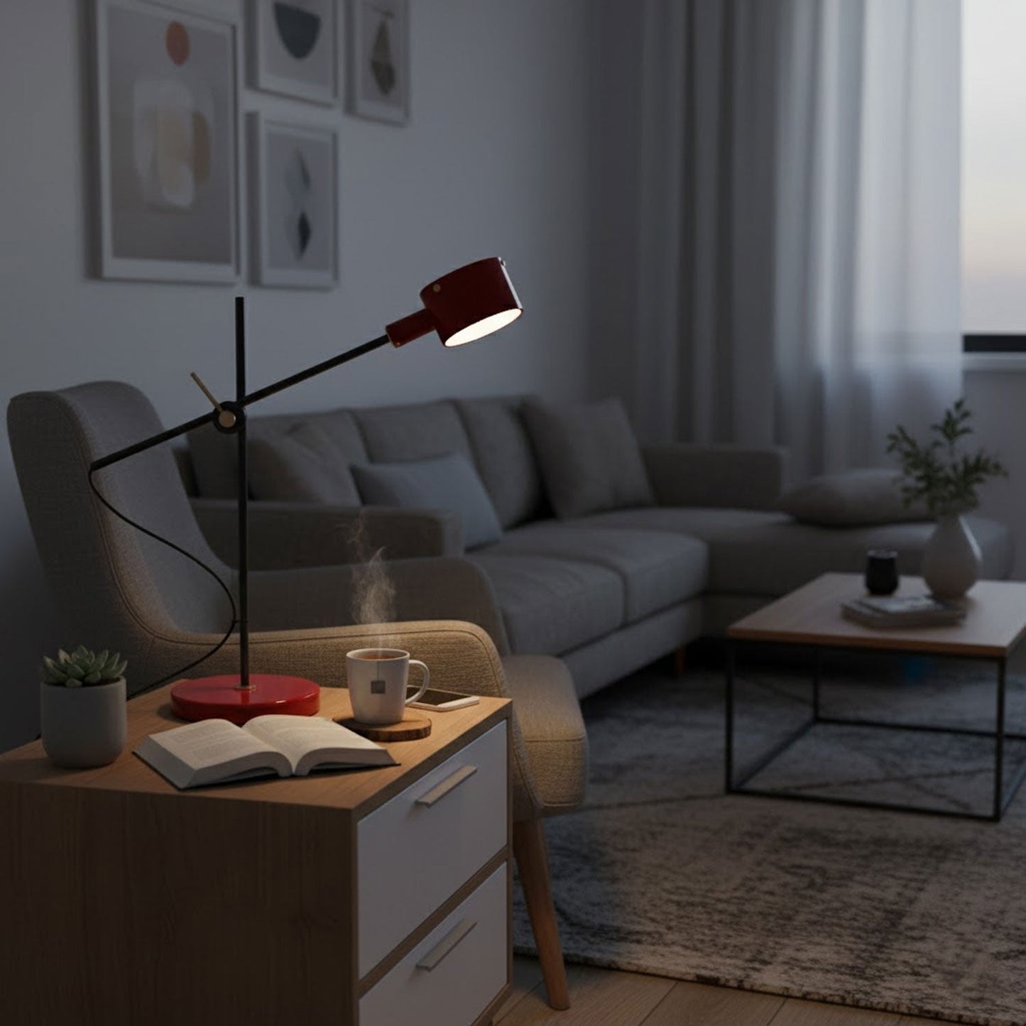 Arclen Adjustable Table Lamp