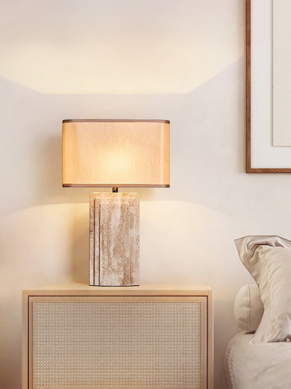 Arco Travertine Table Lamp