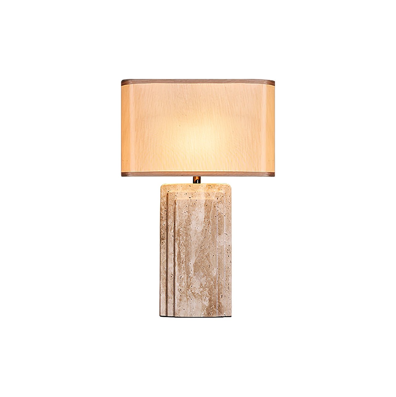 Arco Travertine Table Lamp
