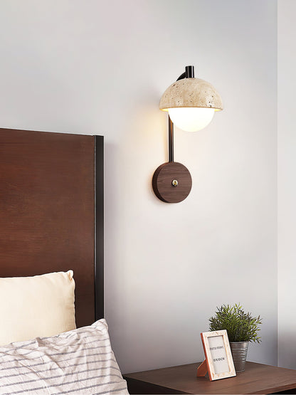 Arco Travertine Wall Lamp