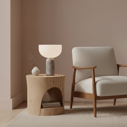 Arno Sphere Marble Table Lamp