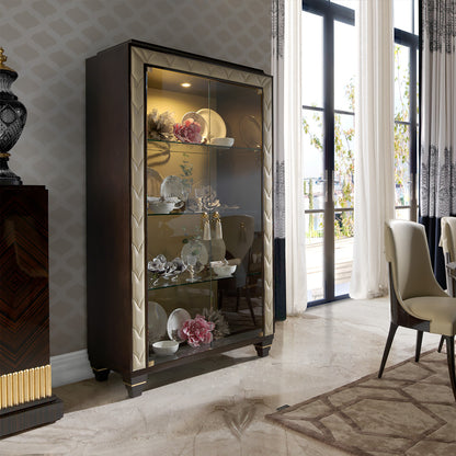 Art Deco Inspired Designer High End Display Cabinet