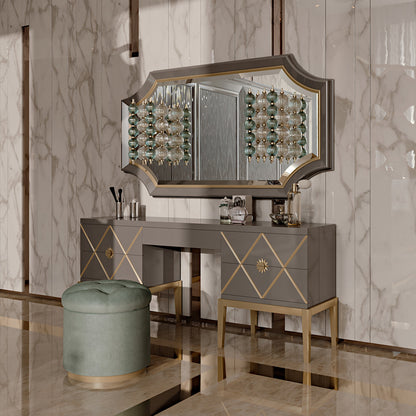 Italian Murano Glass Art Deco Inspired Wall Light